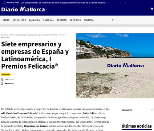 Entrevista en el Diario de Mallorca